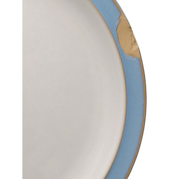 Denby Colonial Blue Lunch Plate 8" England Earthenware VTG Sherwood Collection - Picture 9 of 10